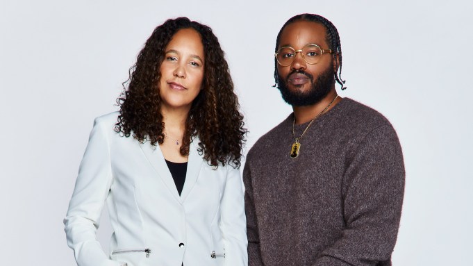 Gina Prince-Bythewood and Ryan Coogler photographed in Los Angeles in November, 2022